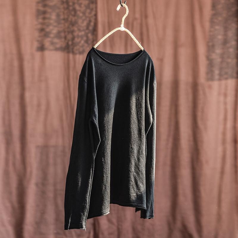 Frühling Herbst Retro Slim Pullover Aus Weicher Baumwolle