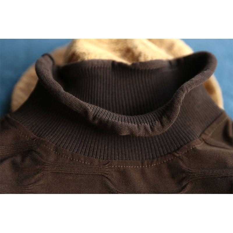 Herbst Und Winter-pullover Mit Rollkragen Und Langen Ärmeln