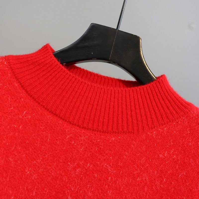 Pullover Schneeflocken-weihnachts-strickpullover