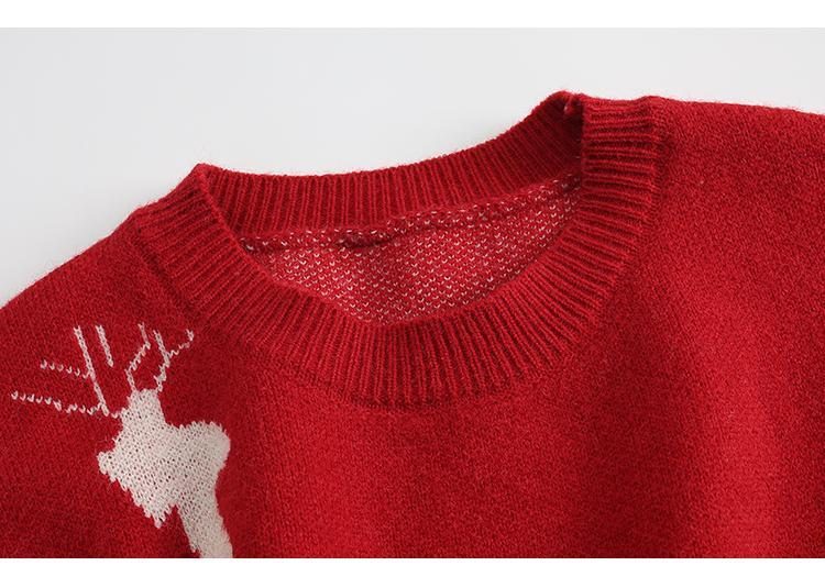 Pullover Winter Lockerer Weihnachtspullover