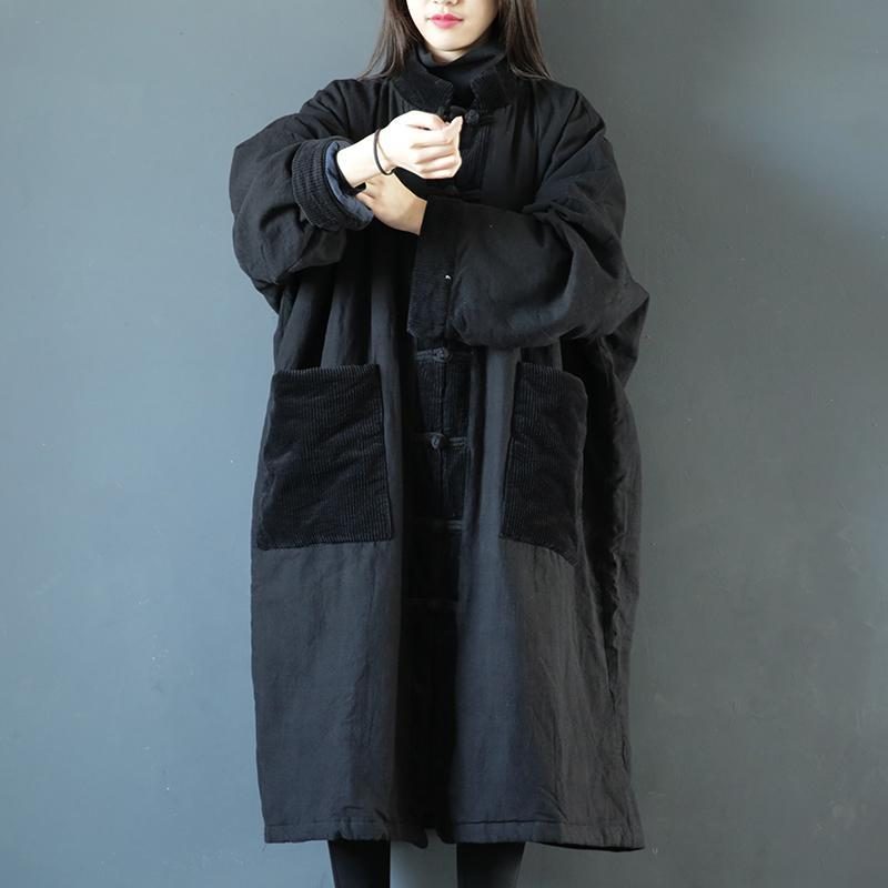 East Style Buckle Cotton Kleidung Cotton Gown National Style Coat