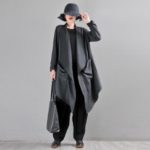 Trenchcoat Aus Wollimitat