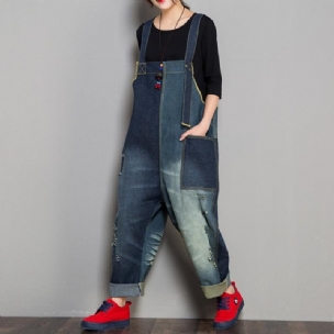 Denim Herbst Retro Passender Overall