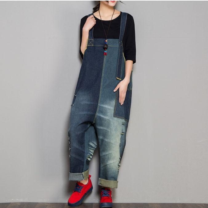 Denim Herbst Retro Passender Overall