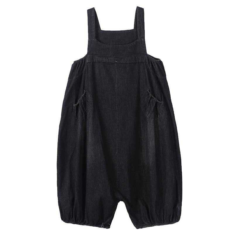 Lockerer Denim-jumpsuit