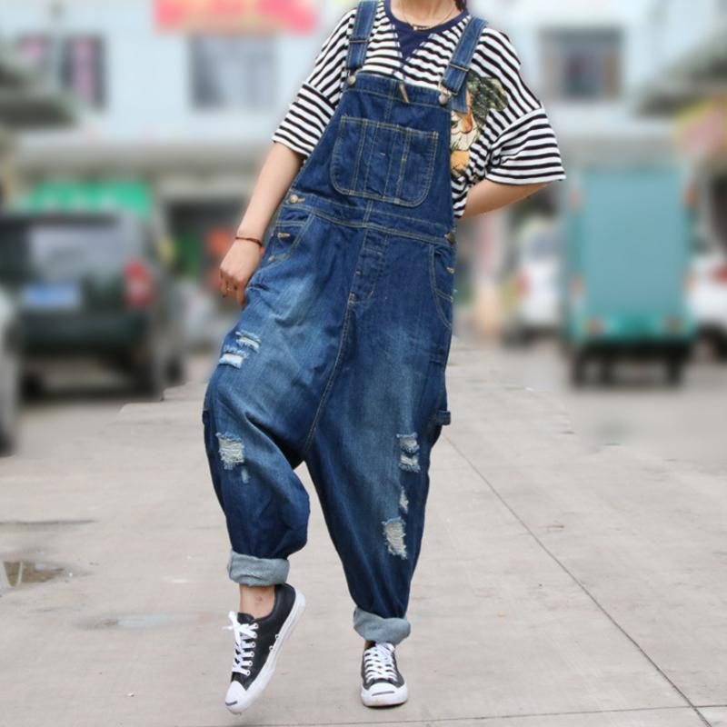 Reine Farbloch-overalls