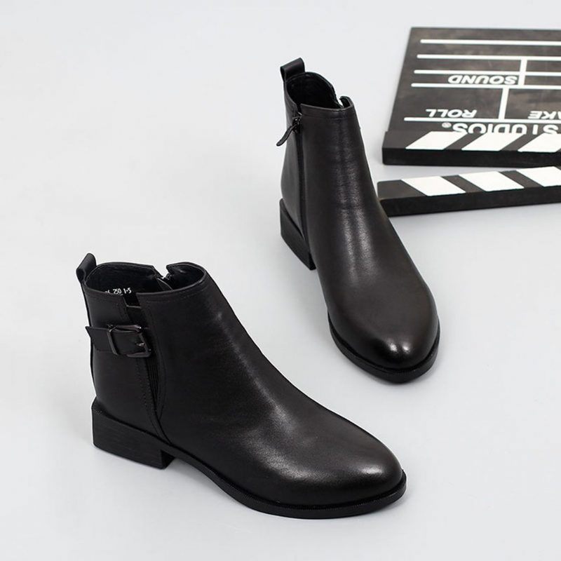 Chelsea Boots Mit Lederschnalle 40-43