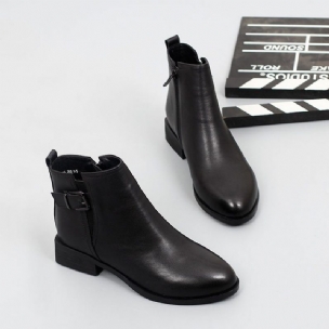 Chelsea Boots Mit Lederschnalle 40-43