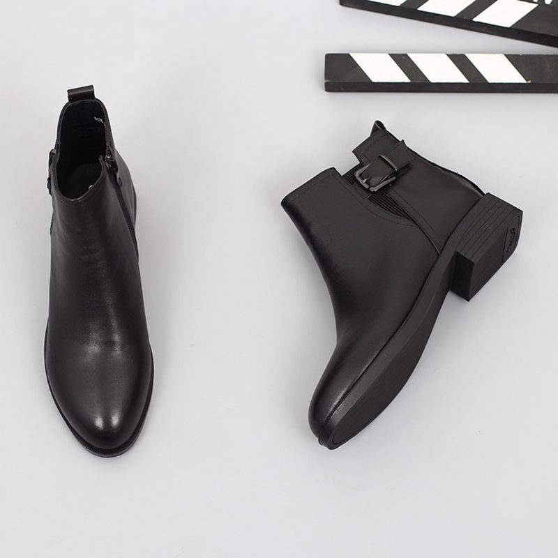 Chelsea Boots Mit Lederschnalle 40-43