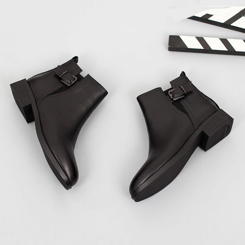 Chelsea Boots Mit Lederschnalle 40-43