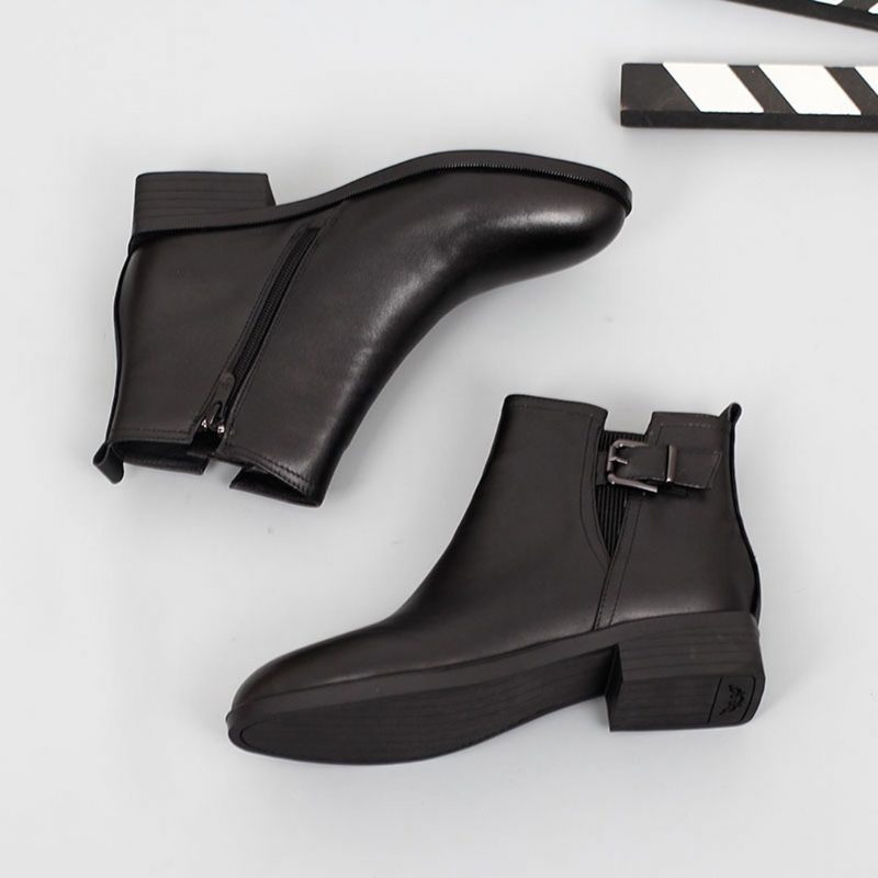 Chelsea Boots Mit Lederschnalle 40-43