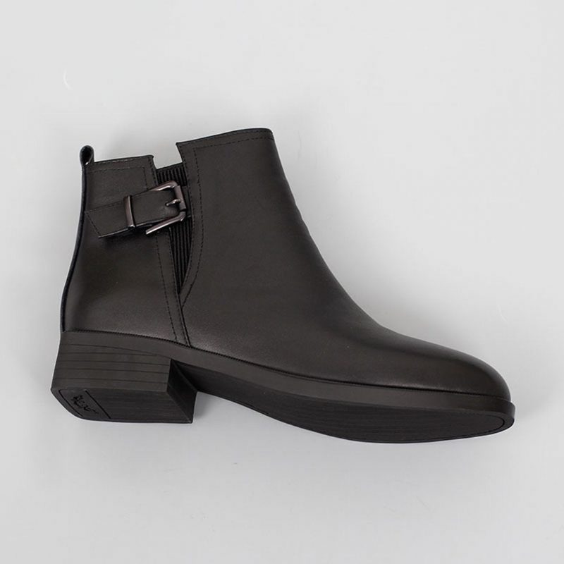 Chelsea Boots Mit Lederschnalle 40-43