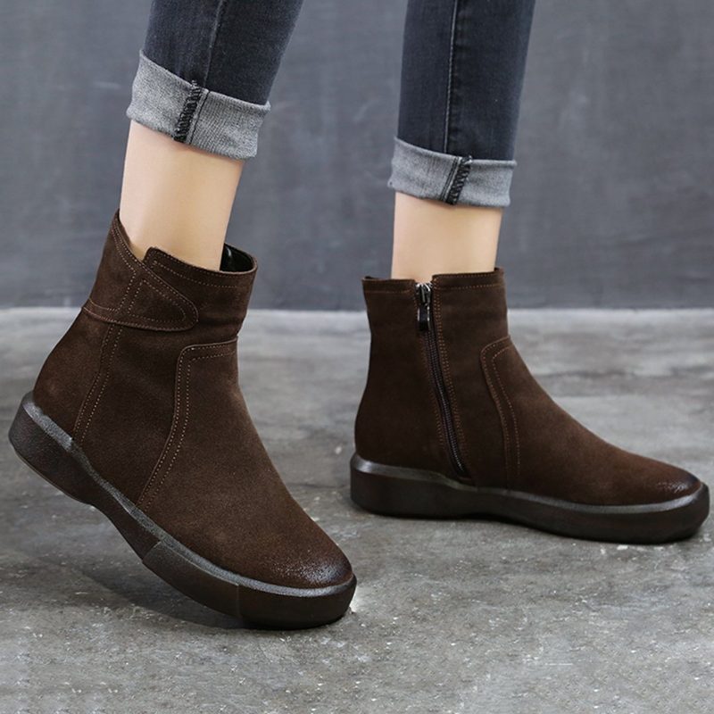 Flache Chelsea-stiefel Für Damen