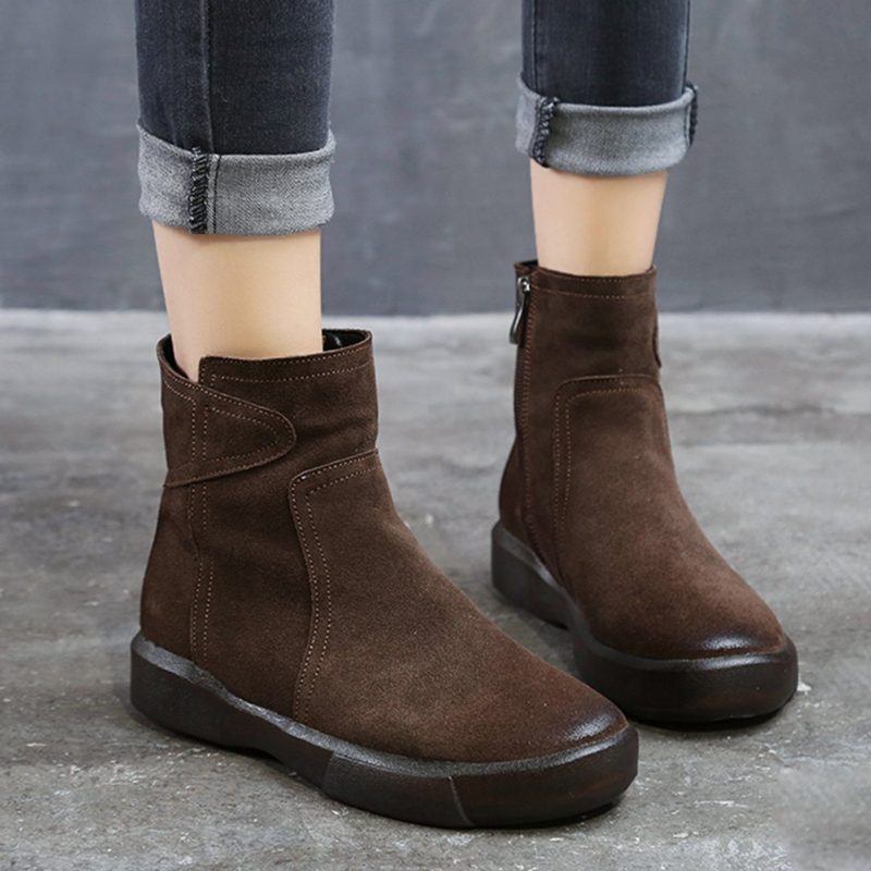 Flache Chelsea-stiefel Für Damen