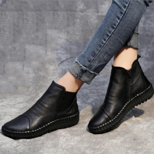 Flache Stiefel Mit Weichem Boden Für Herbst-winter-damen