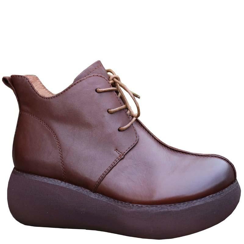 Frühlings-herbst-damen-plateau Vintage Single Boots