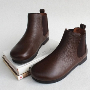 Stiefeletten Aus Leder Mit Einsätzen