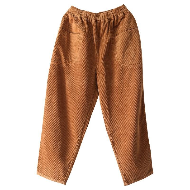 Cotton Cord Rettichhose Damen Lässige Harlanhose