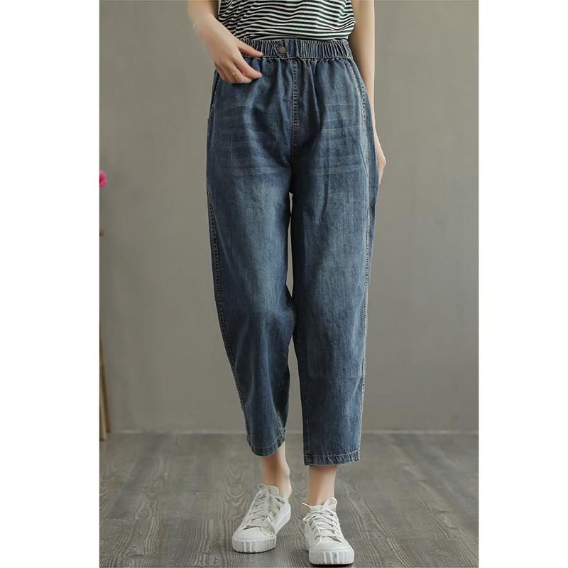 Dünne Lockere Jeans Für Den Sommer