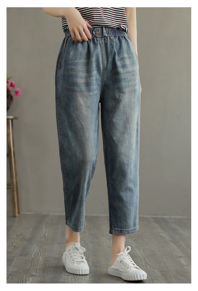 Dünne Lockere Jeans Für Den Sommer