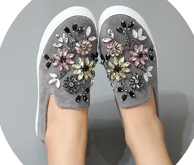 Casual Totem Crystal Loafers Einzelschuhe