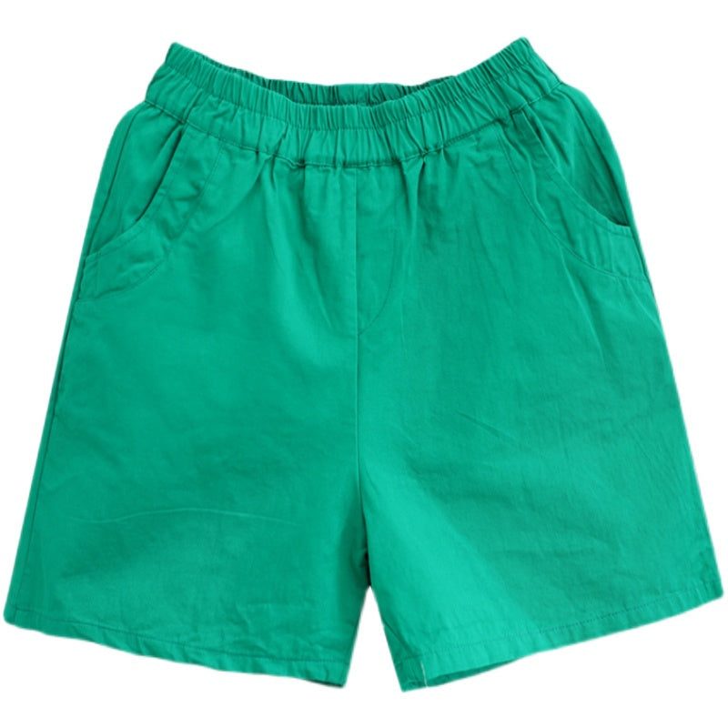 Frauen-sommer-lose Feste Baumwollshorts