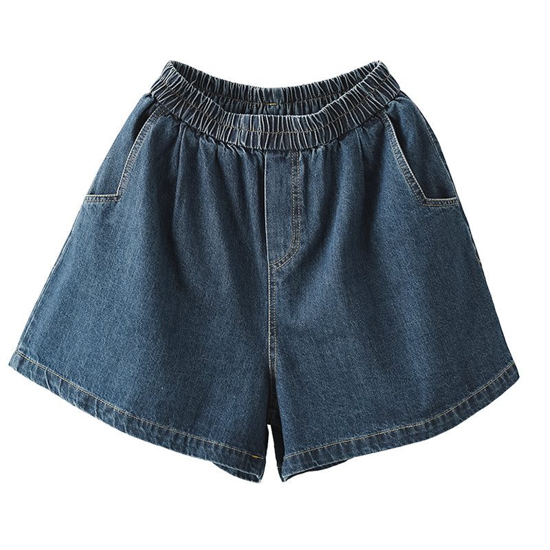 Frauen-sommer-retro-lockere Baumwoll-denim-shorts