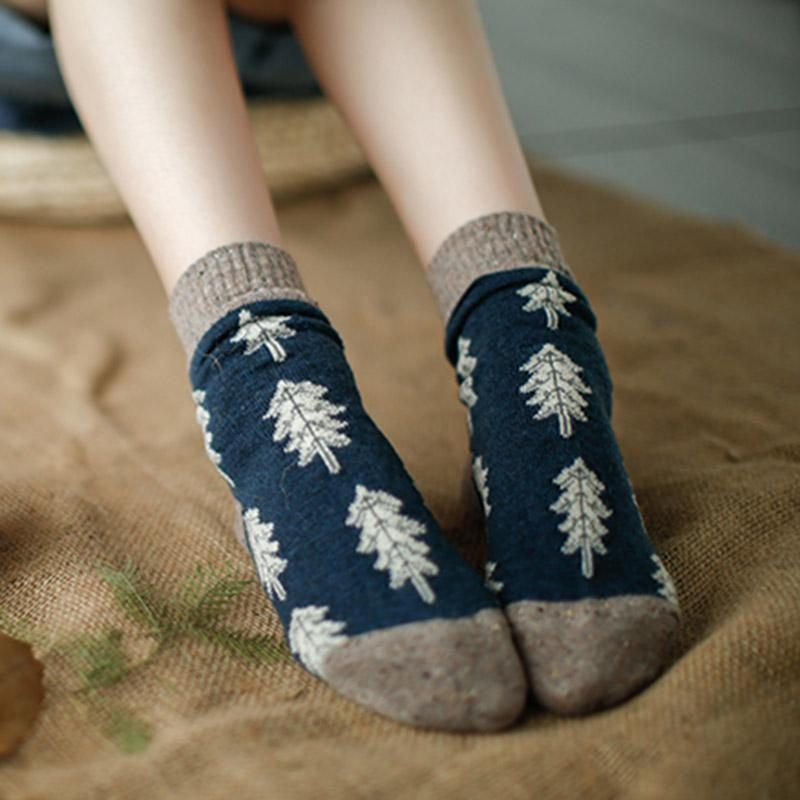 Retro Baumwoll-schlauchsocken Für Damen