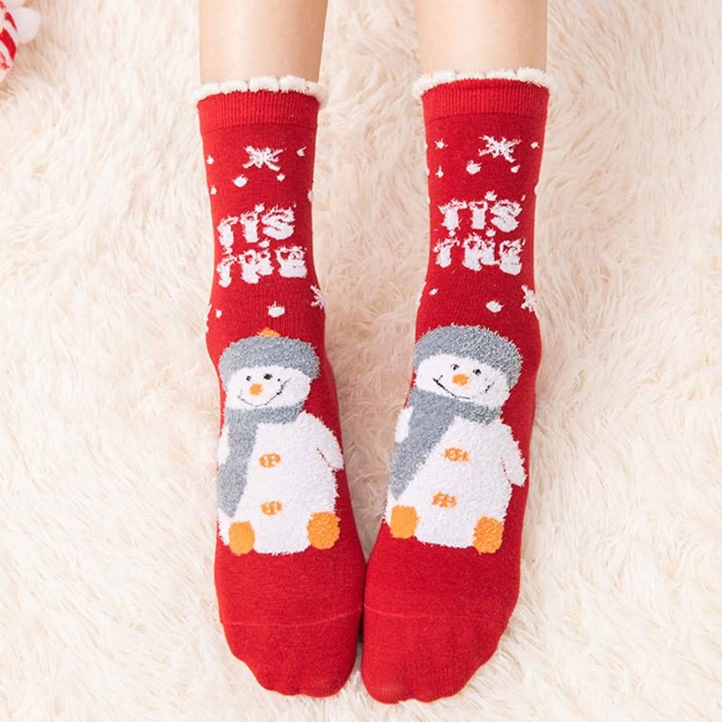 Weihnachtssocken Dicke Baumwollsocken