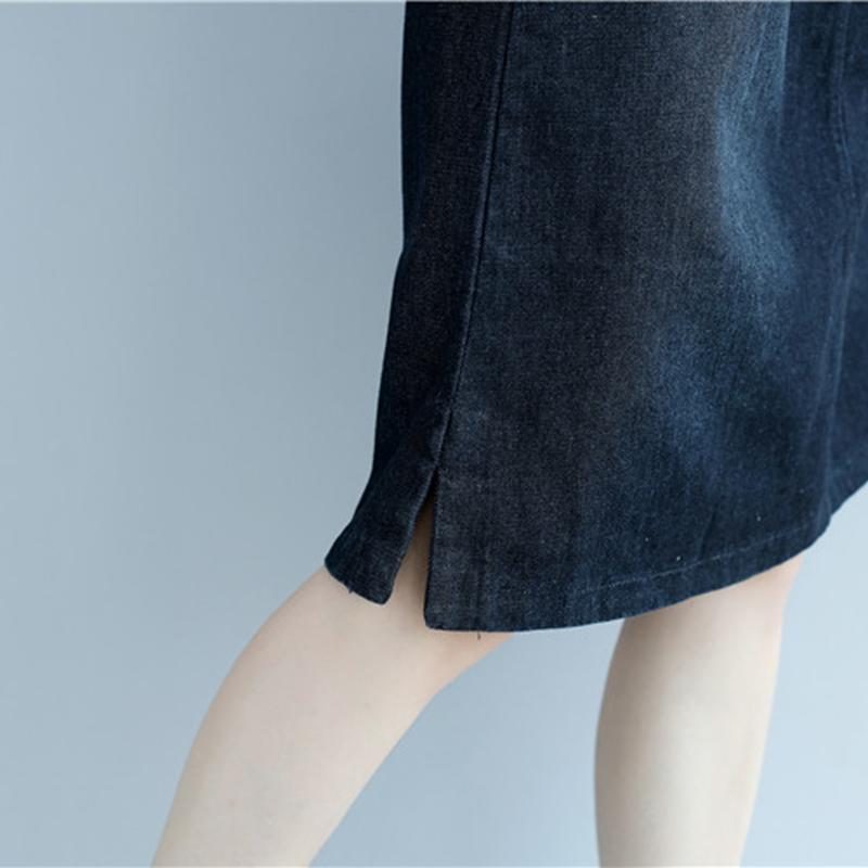 Damen Denim Hosenträger 2022 Neues Kleid