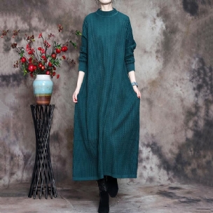 Herbst-winter-basic-strickpulloverkleid