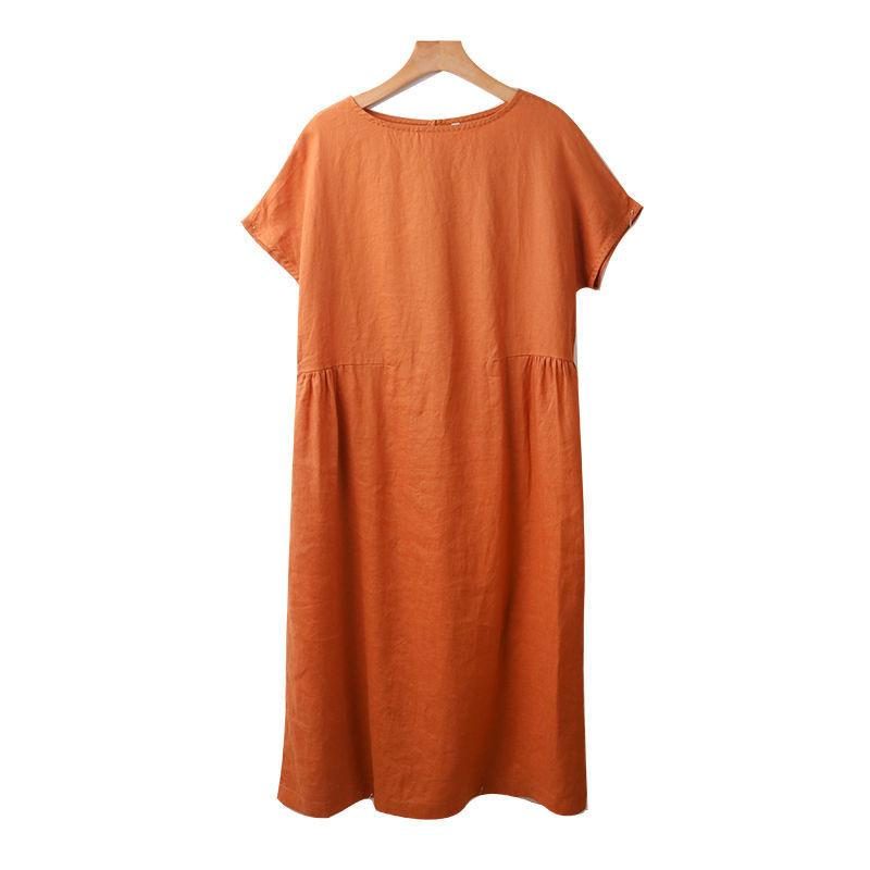 Lockeres Sommerkleid Für Damen In Großen Größen