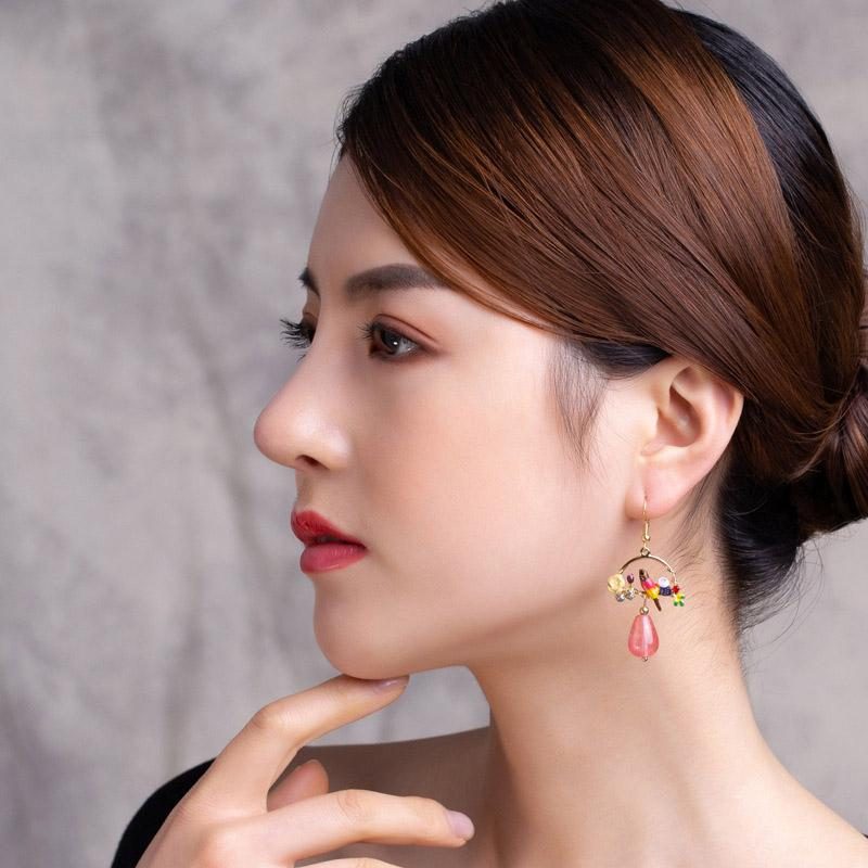 Chinesische Alte Ethnische Schmuck-retro-ohrringe