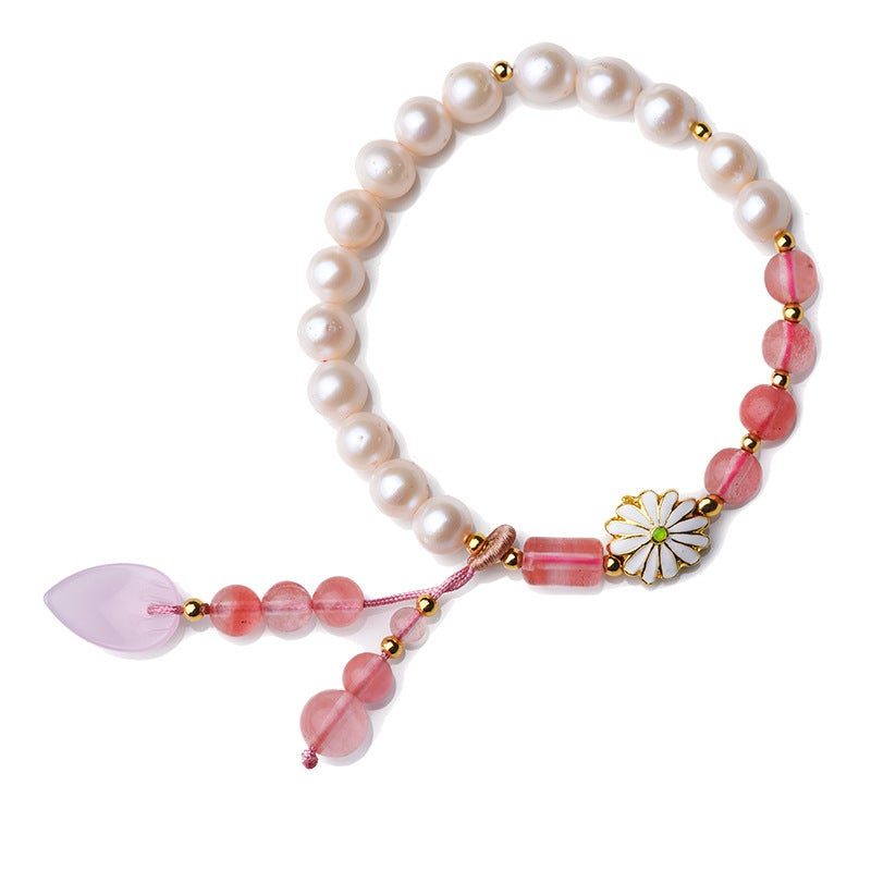 Fashion Retro Pearl Crystal Armband