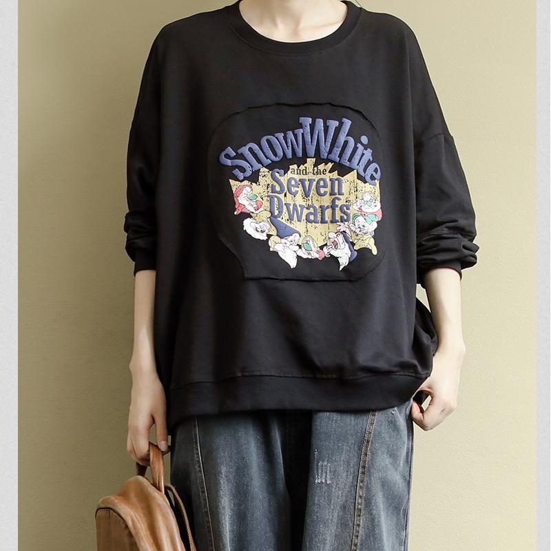 Lässiges All-match-sweatshirt Mit Print