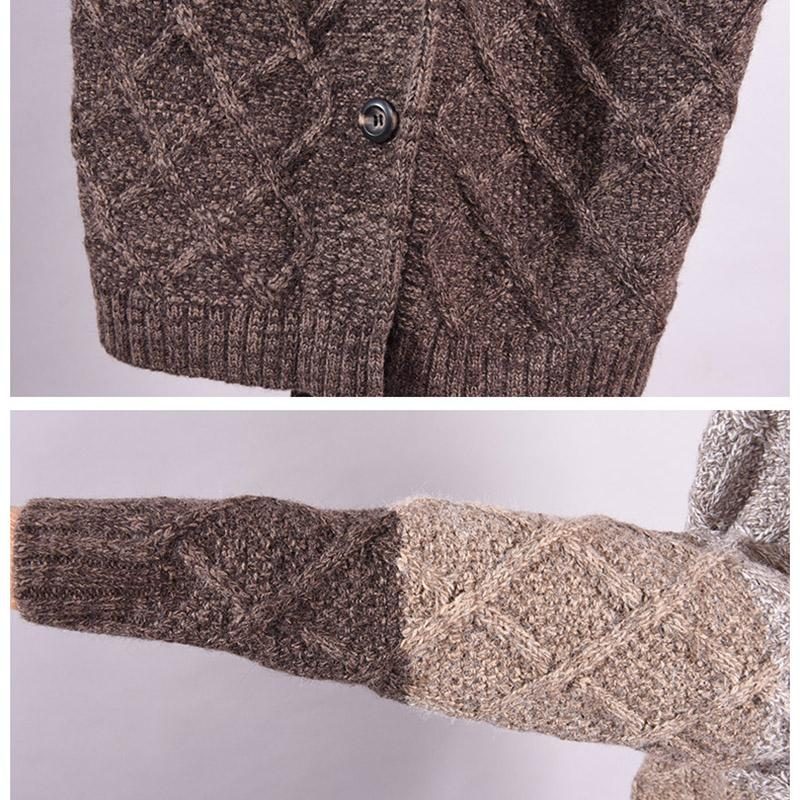 Lockere Lässige Mittellange Strickjacke Für Damen