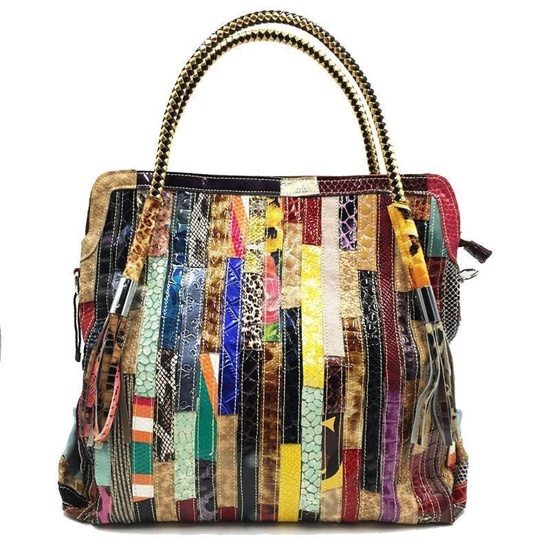 Bunte Handtasche Im Westlichen Stil Für Damen