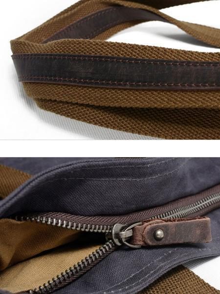 Canvas-handtasche Lässige Retro-umhängetasche Einkaufstasche