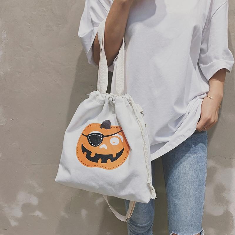 Halloween Canvas Kapazität Candy Casual Taschen