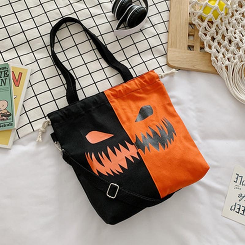 Halloween Canvas Kapazität Candy Casual Taschen