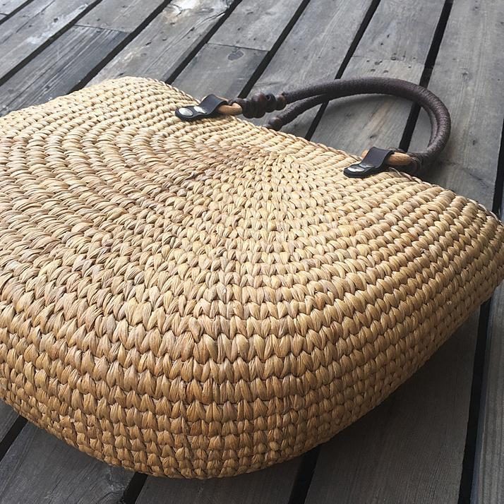 Handgemachte Freizeit-handtasche Mit Zopfmuster Für Den Sommer