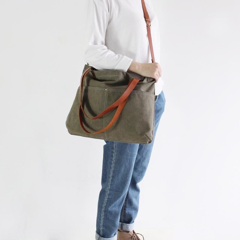 Vintage Canvas Tasche Kausale Handtasche