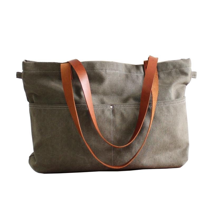 Vintage Canvas Tasche Kausale Handtasche